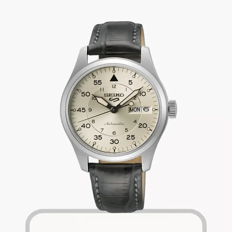 Seiko 5 Sports GMT Automatic 'Champagne Flieger' Men's Watch- SRPJ87K1